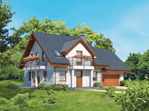 Projekty domów z dachem dwuspadowym