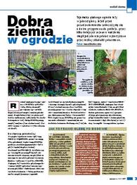 Dobra ziemia w ogrodzie